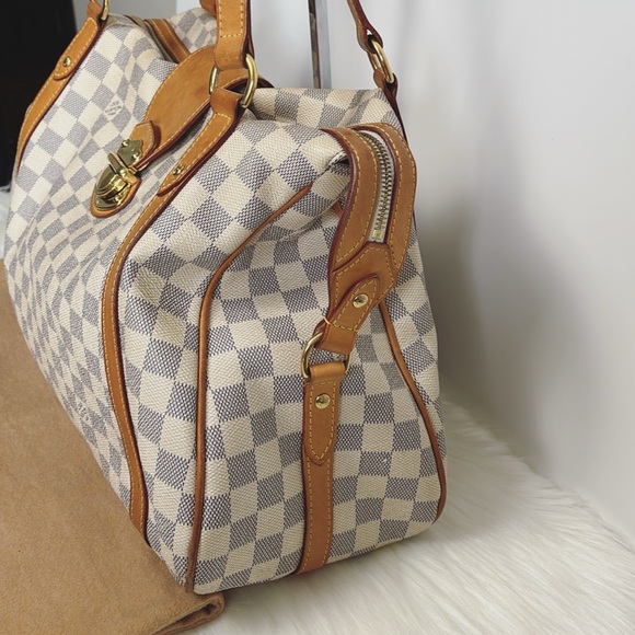💃AUTHENTIC LOUIS VUITTON DAMIER AZUR STRESA GM BAG VI0160 - Picture 3 of 12
